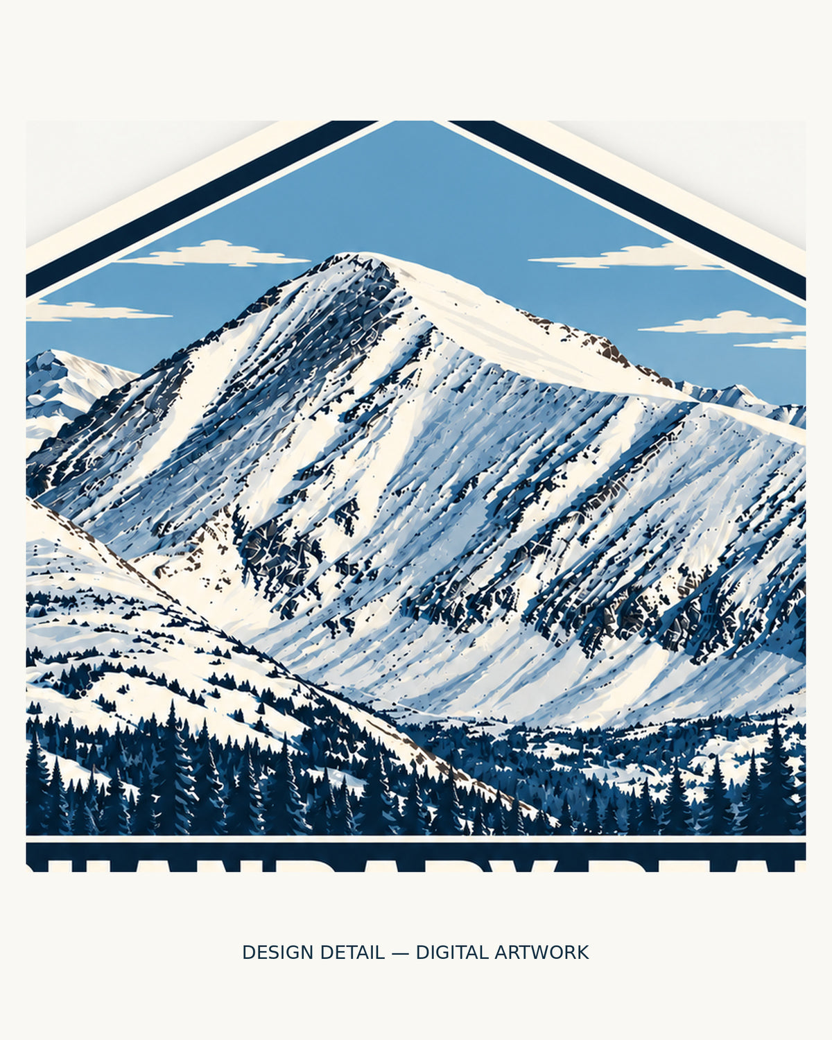 Quandary Peak Vintage Summit Sticker – Colorado 14er Decal