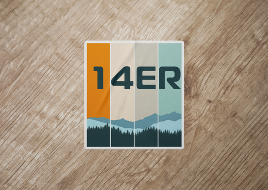 14er Premium Sticker