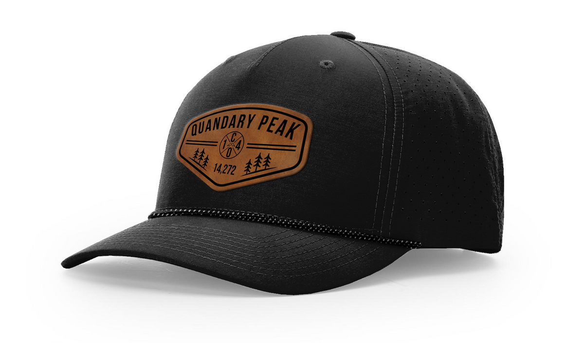 Quandary Peak Summit Series Leather Patch Hat