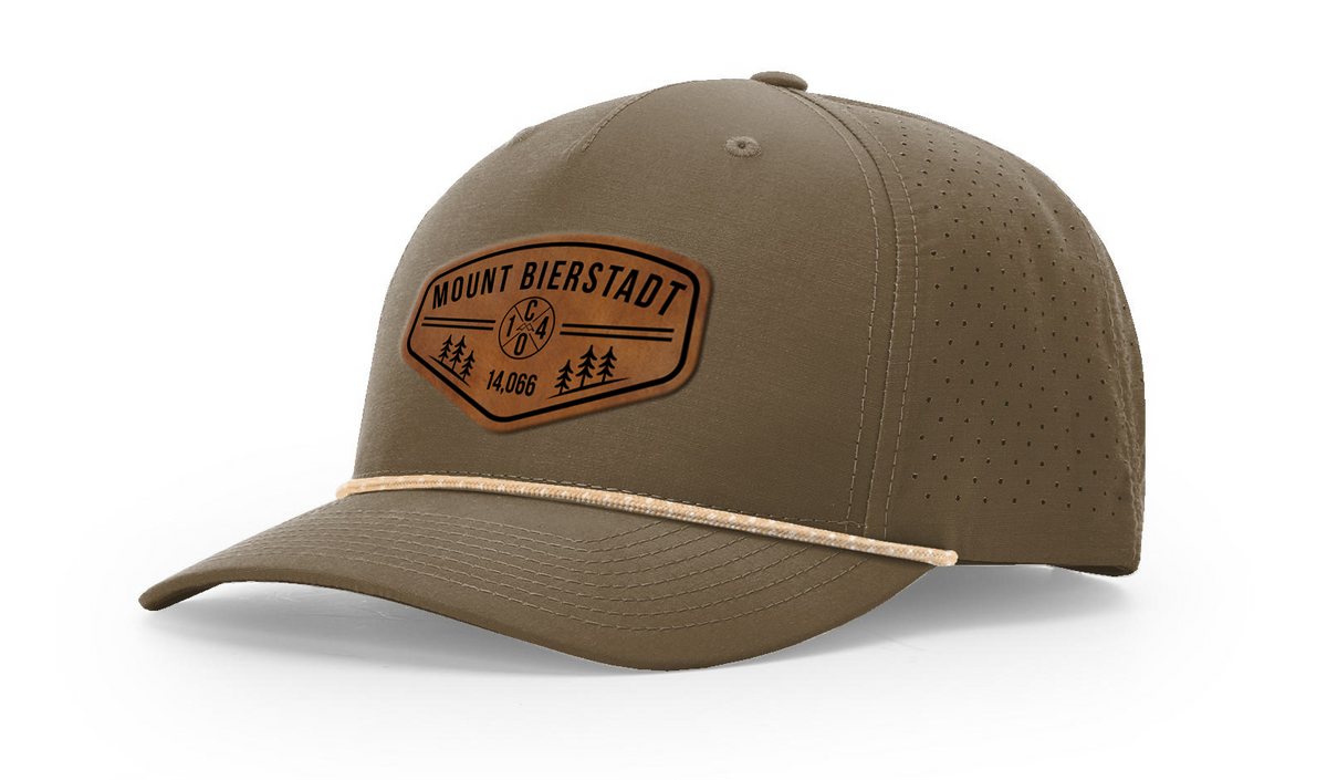 Mount Bierstadt Summit Series Leather Patch Hat