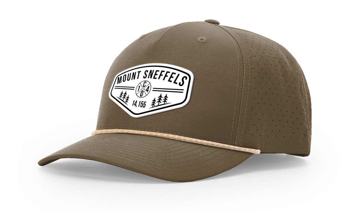 Mount Sneffels Summit Series White Patch Hat