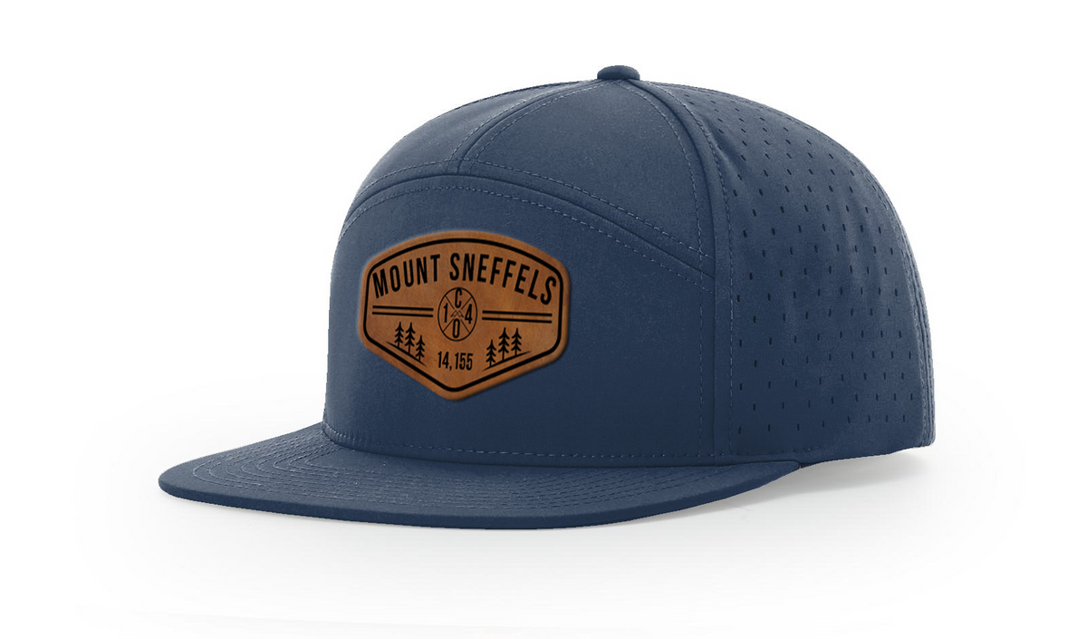 Mount Sneffels Summit Series Leather Patch Hat