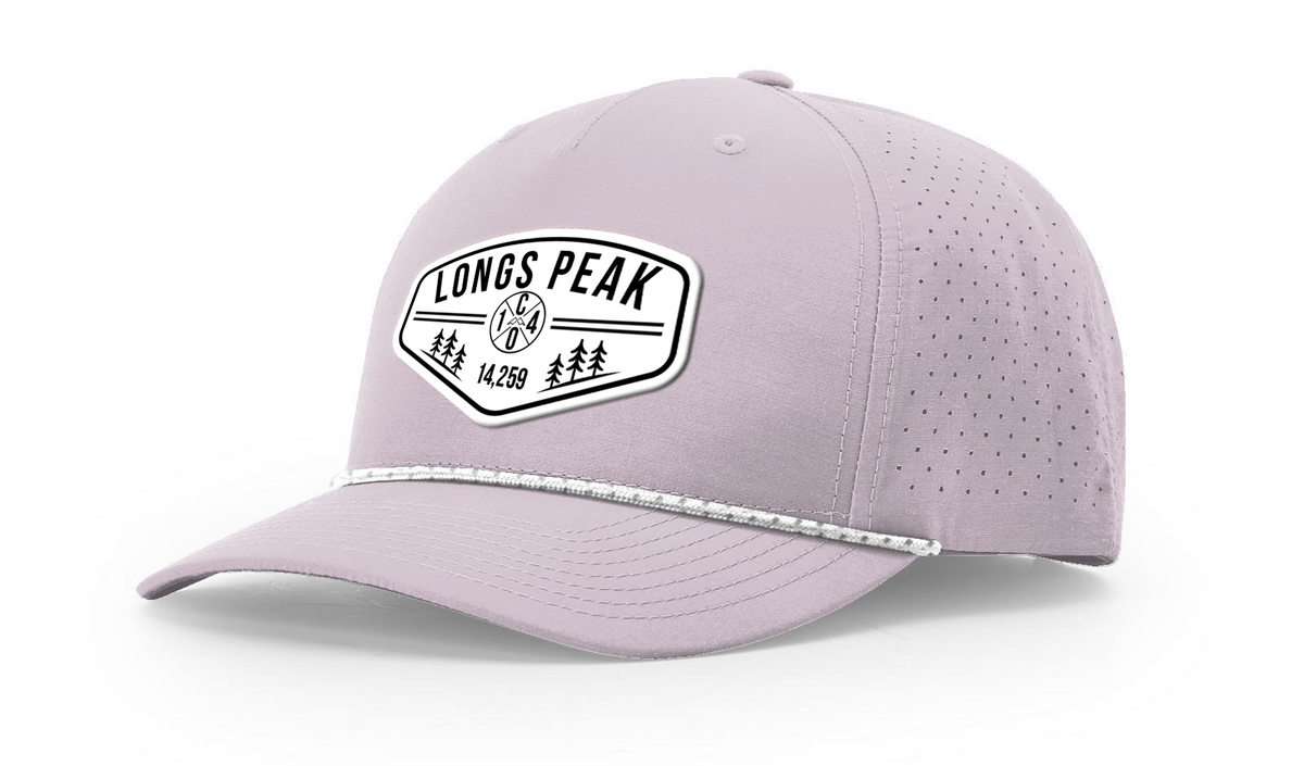Longs Peak Summit Series White Patch Hat