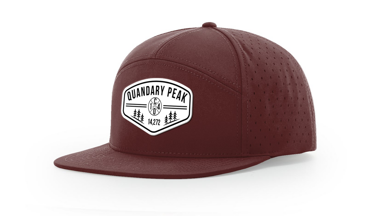 Quandary Peak Summit Series White Patch Hat