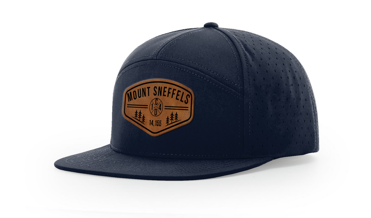 Mount Sneffels Summit Series Leather Patch Hat