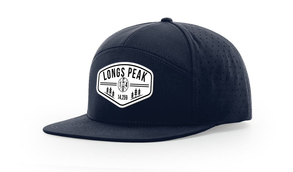 Longs Peak Summit Series White Patch Hat