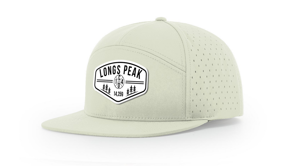 Longs Peak Summit Series White Patch Hat