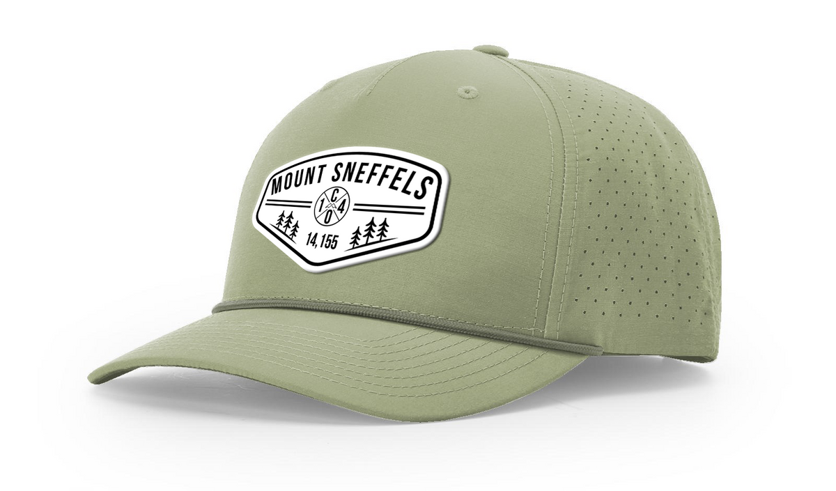 Mount Sneffels Summit Series White Patch Hat