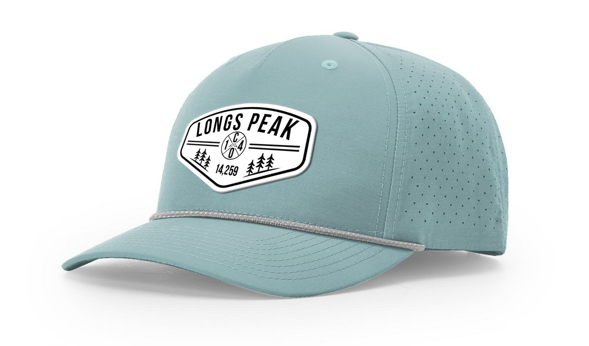 Longs Peak Summit Series White Patch Hat