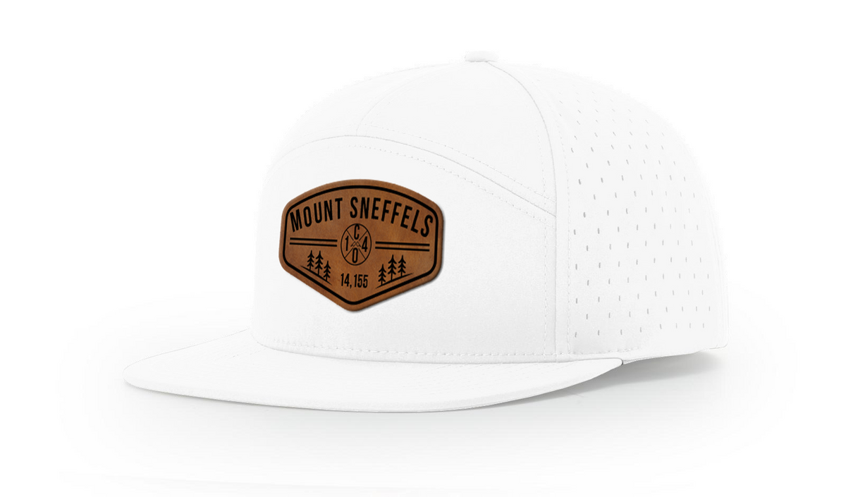 Mount Sneffels Summit Series Leather Patch Hat