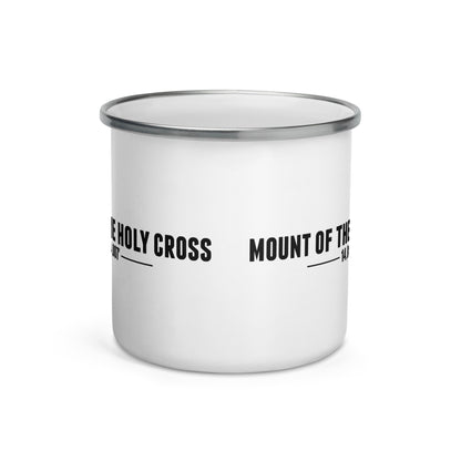 Mount Of The Holy Cross Base Camp Enamel Mug