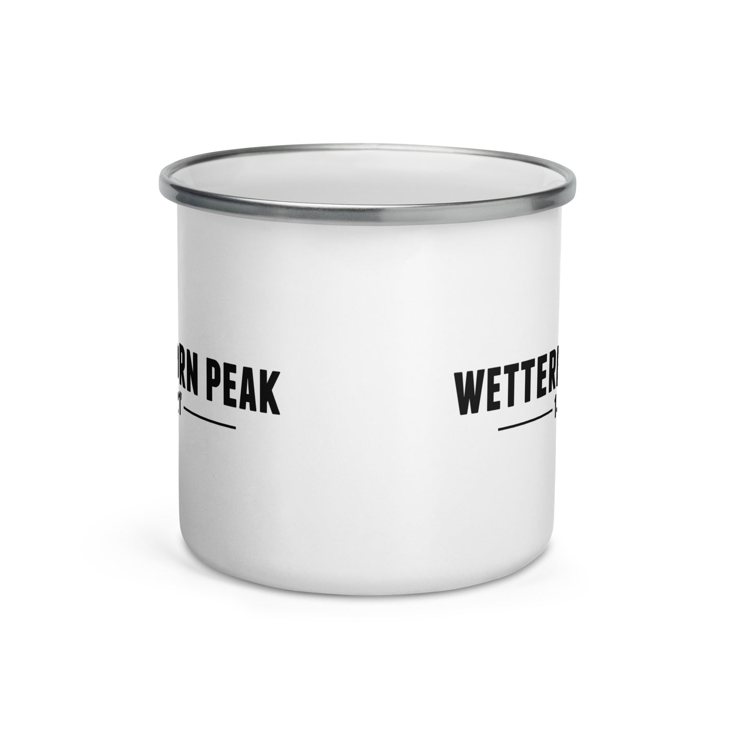 Wetterhorn Peak Base Camp Enamel Mug