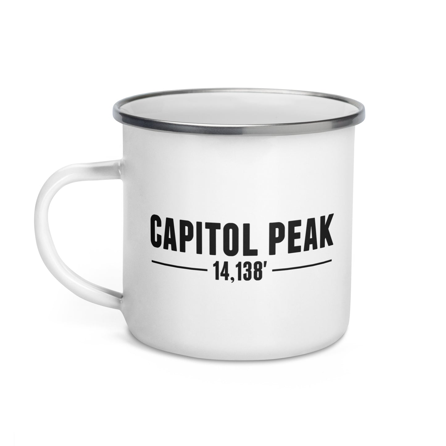 Capitol Peak Base Camp Enamel Mug