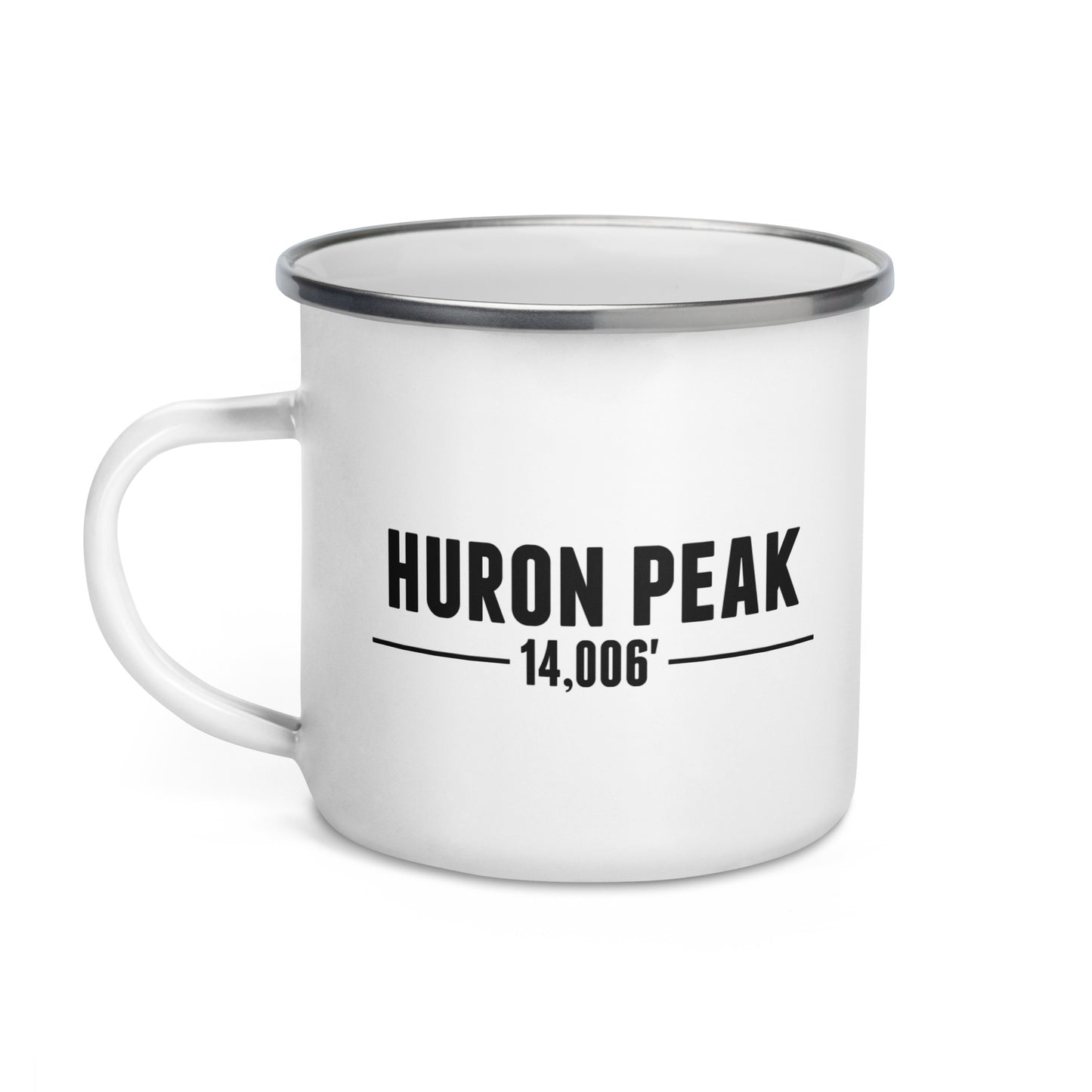 Huron Peak Base Camp Enamel Mug