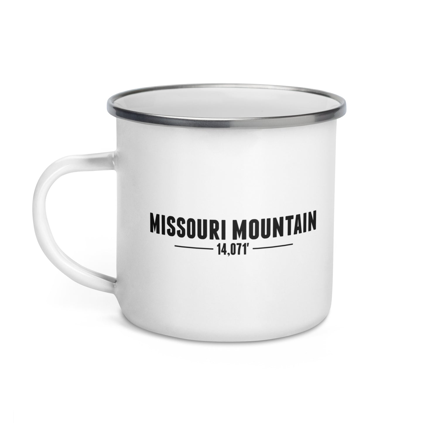 Missouri Mountain Base Camp Enamel Mug