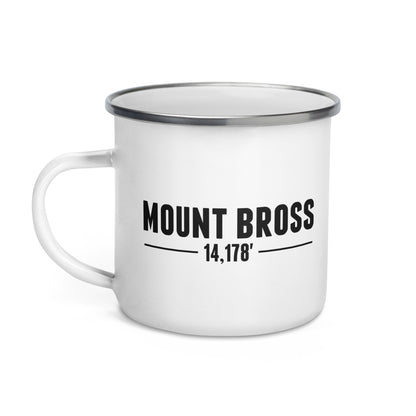 Mount Bross Base Camp Enamel Mug