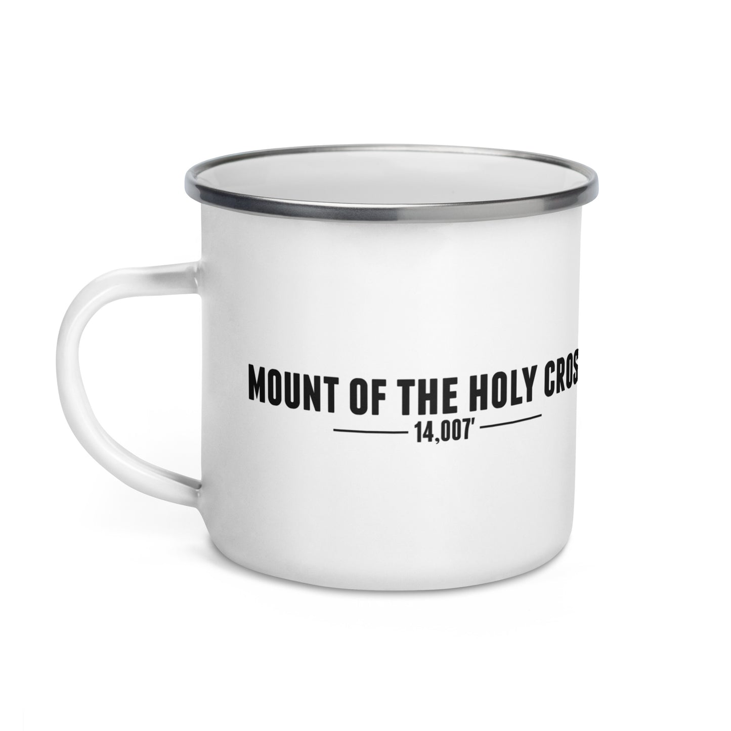 Mount Of The Holy Cross Base Camp Enamel Mug