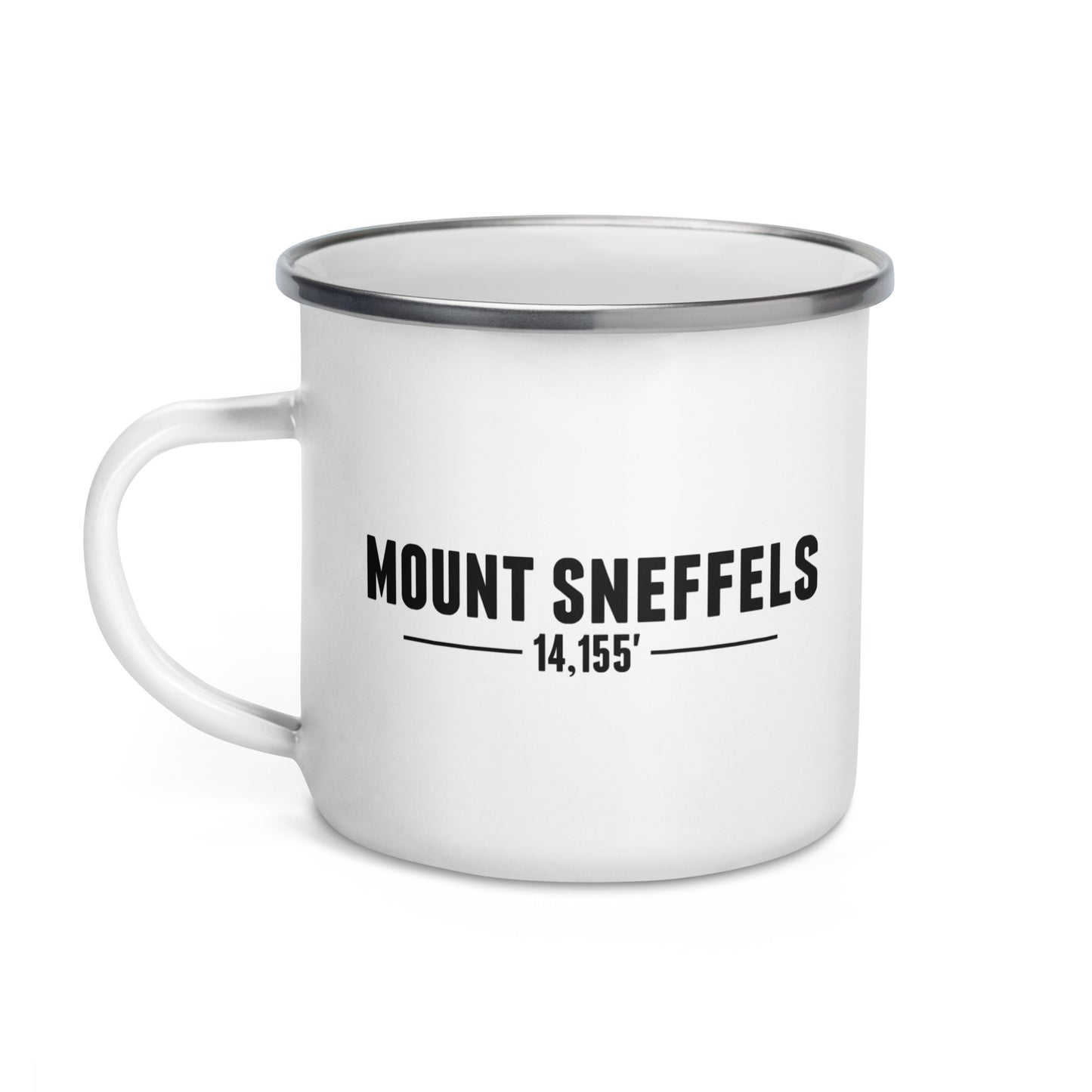 Mount Sneffels Base Camp Enamel Mug