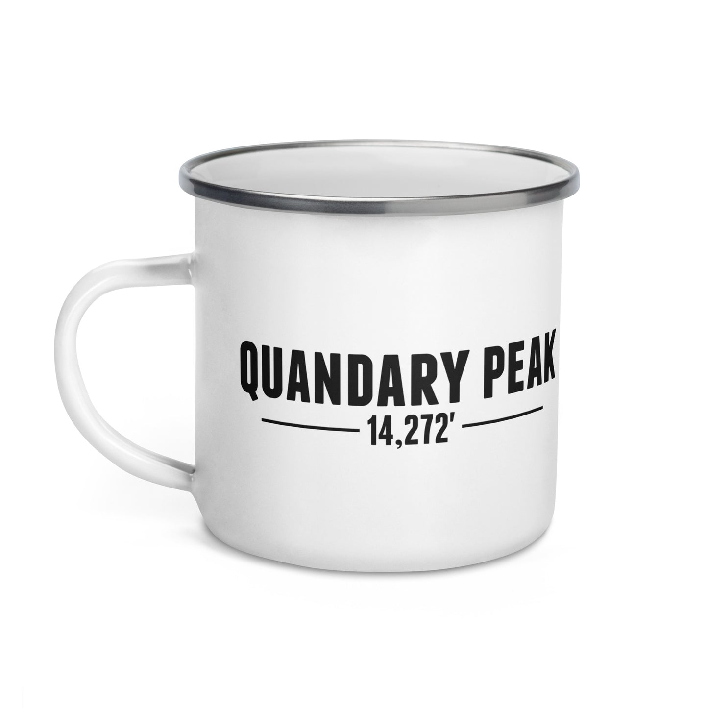 Quandary Peak Base Camp Enamel Mug