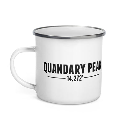 Quandary Peak Base Camp Enamel Mug