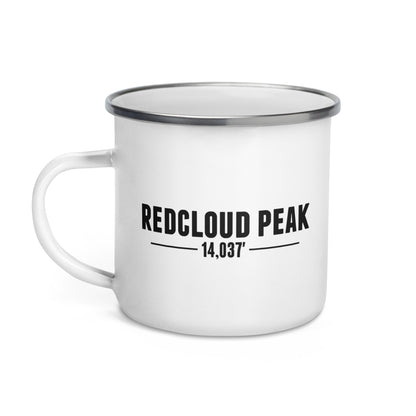 Red Cloud Peak Base Camp Enamel Mug