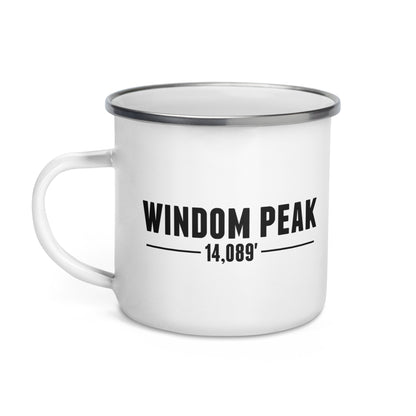 Windom Peak Base Camp Enamel Mug