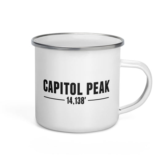 Capitol Peak Base Camp Enamel Mug