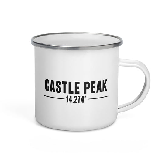 Castle Peak Base Camp Enamel Mug