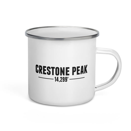 Crestone Peak Base Camp Enamel Mug