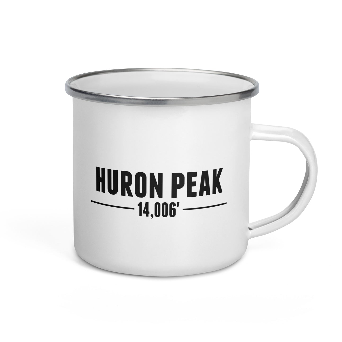 Huron Peak Base Camp Enamel Mug