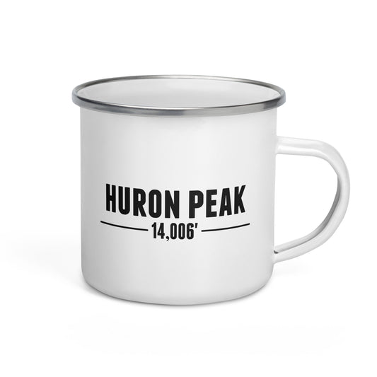 Huron Peak Base Camp Enamel Mug