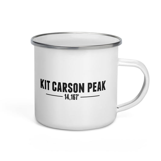 Kit Carson Peak Base Camp Enamel Mug