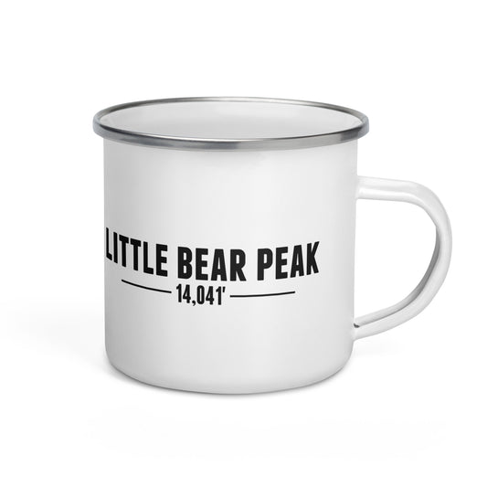 Little Bear Peak Base Camp Enamel Mug