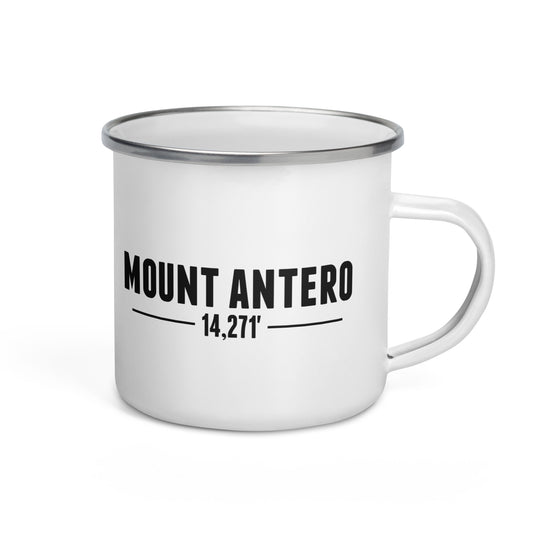 Mount Antero Base Camp Enamel Mug