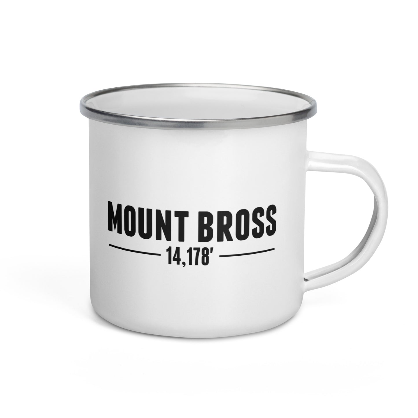 Mount Bross Base Camp Enamel Mug