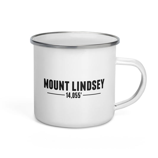 Mount Lindsey Base Camp Enamel Mug