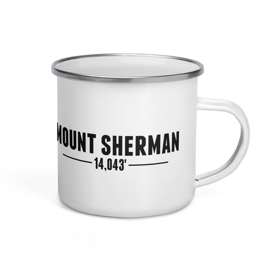 Mount Sherman Base Camp Enamel Mug