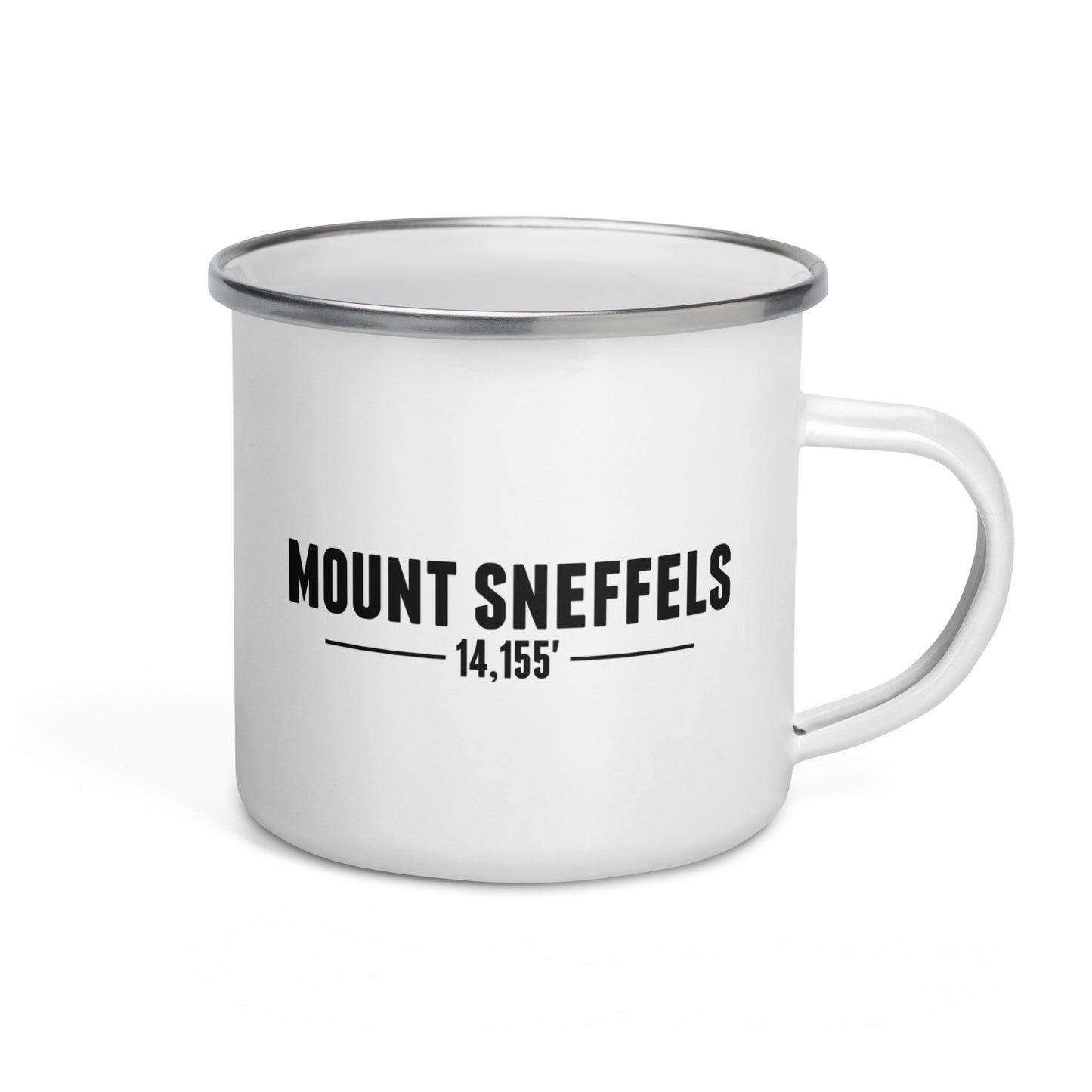 Mount Sneffels Base Camp Enamel Mug