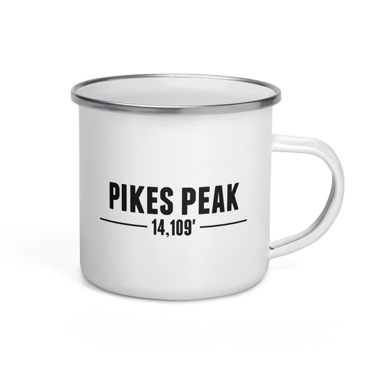 Pikes Peak Base Camp Enamel Mug