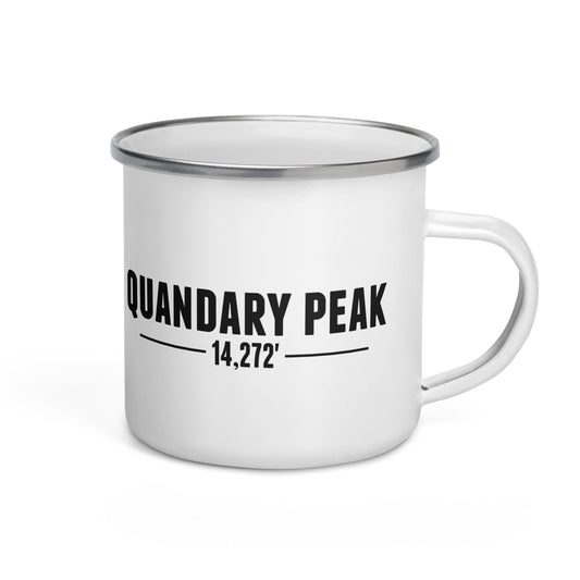 Quandary Peak Base Camp Enamel Mug